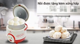 [Mã ELHA22 giảm 6% đơn 300K] Nồi cơm điện Happycook 1.8 lít HC-180A Đỏ ( trưng bày)