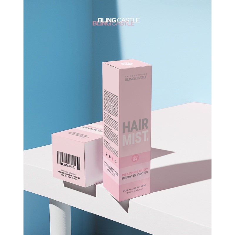 Xịt dưỡng tóc Peachy Keratin Hair Mist - Phục Hồi Hư Tổn 110ml