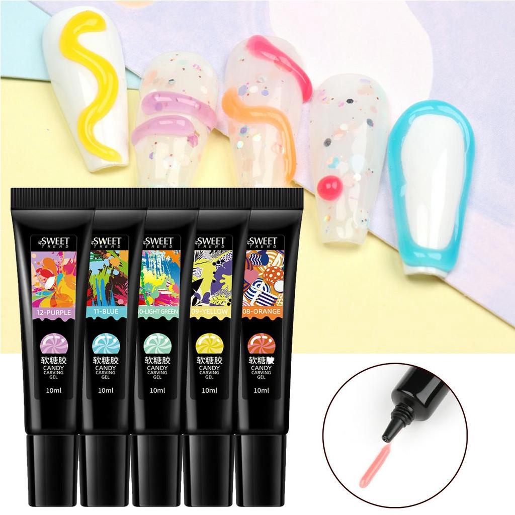 Gel Sơn Móng Tay 10ml Tạo Hiệu Ứng Đường Viền Nghệ Thuật