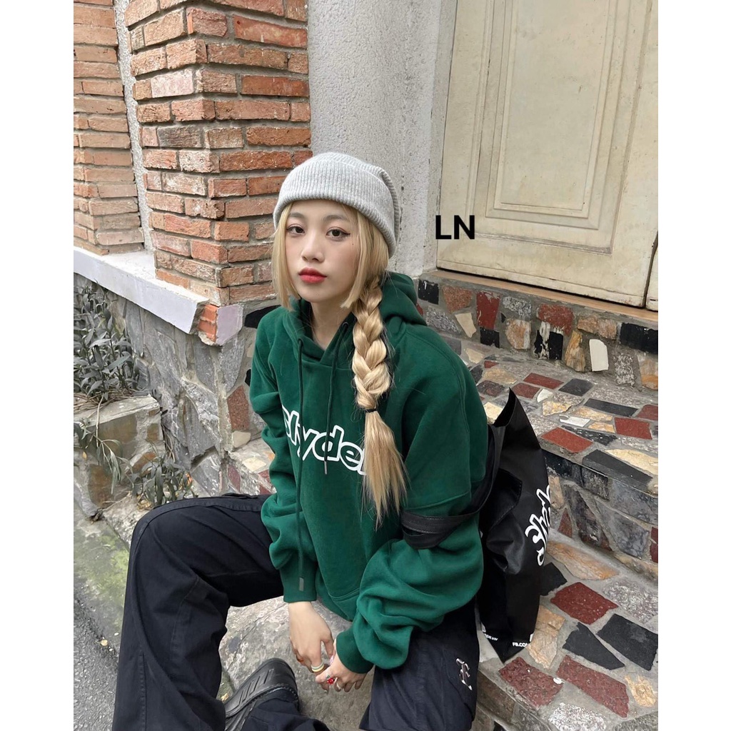 [HN]  Áo hoodie nữ nam slyder Áo hôdie NỈ FROM UNISEX lên dáng siêu xinh mũ 2 lớp