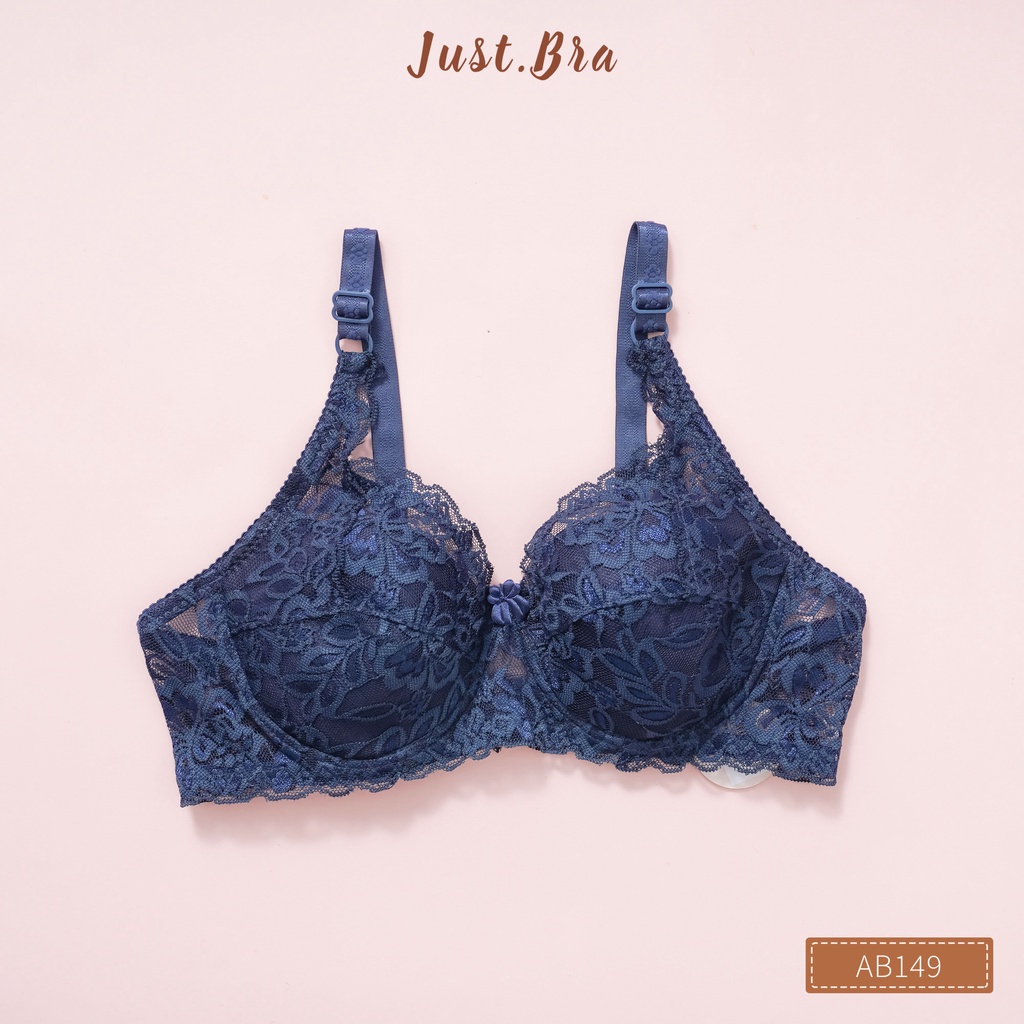 Áo ngực ren Just Bra có gọng, mút mỏng AB149