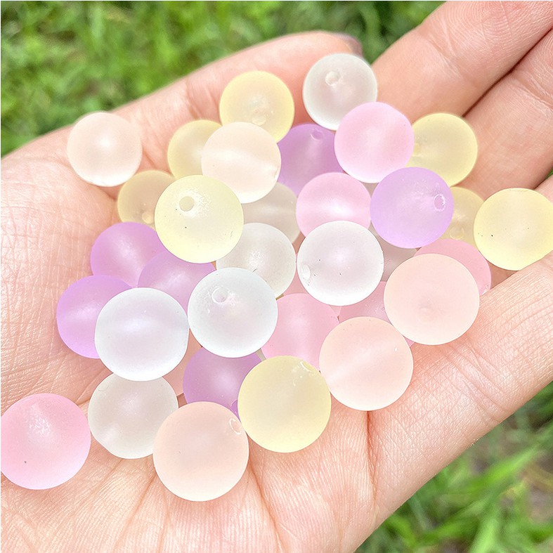 Hạt Cao Su Tròn Trong Suốt Dùng Làm Đồ Thủ Công DIY