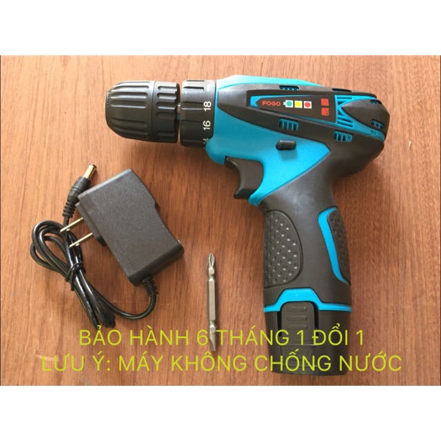 Máy khoan pin 12v BH 6 tháng 1 đổi 1