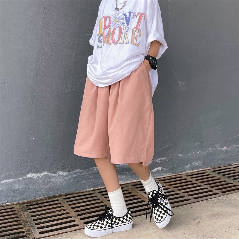 Quần short nam, quần short nam form rộng unisex mặc nhà đi chơi thời trang ulzzang hàn quốc