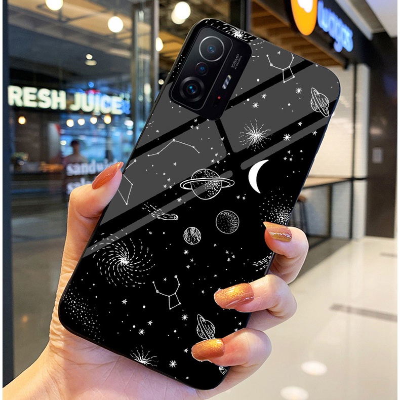 Ốp Lưng XIAOMI 11T 5G , 11T PRO 5G Ốp kính bóng cao cấp Phi Hành Gia