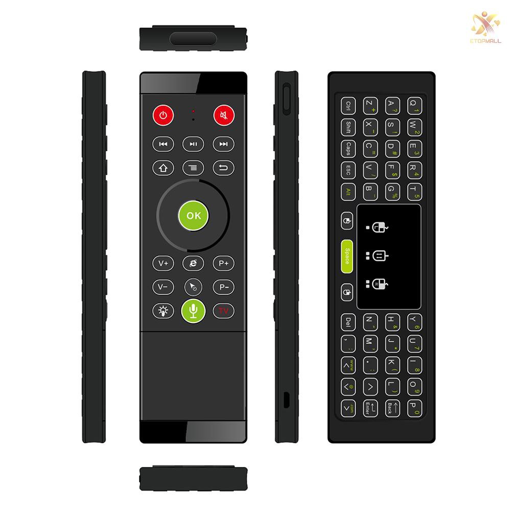 Bộ Bàn Phím Cảm Ứng Tz16 2.4ghz 6 Trục Cho Android Tv Box Smart Tv Pc Laptop