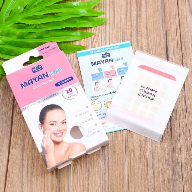 Miếng dán mụn Mayancare hồng 24 Miếng