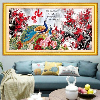 Tranh đính đá Cha Mẹ 100x50cm VS060