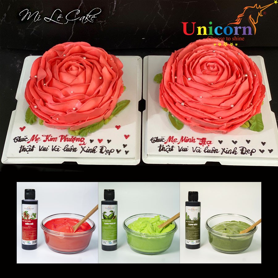 Màu thực phẩm 210g - Siêu đỏ MS04  - Unicorn color
