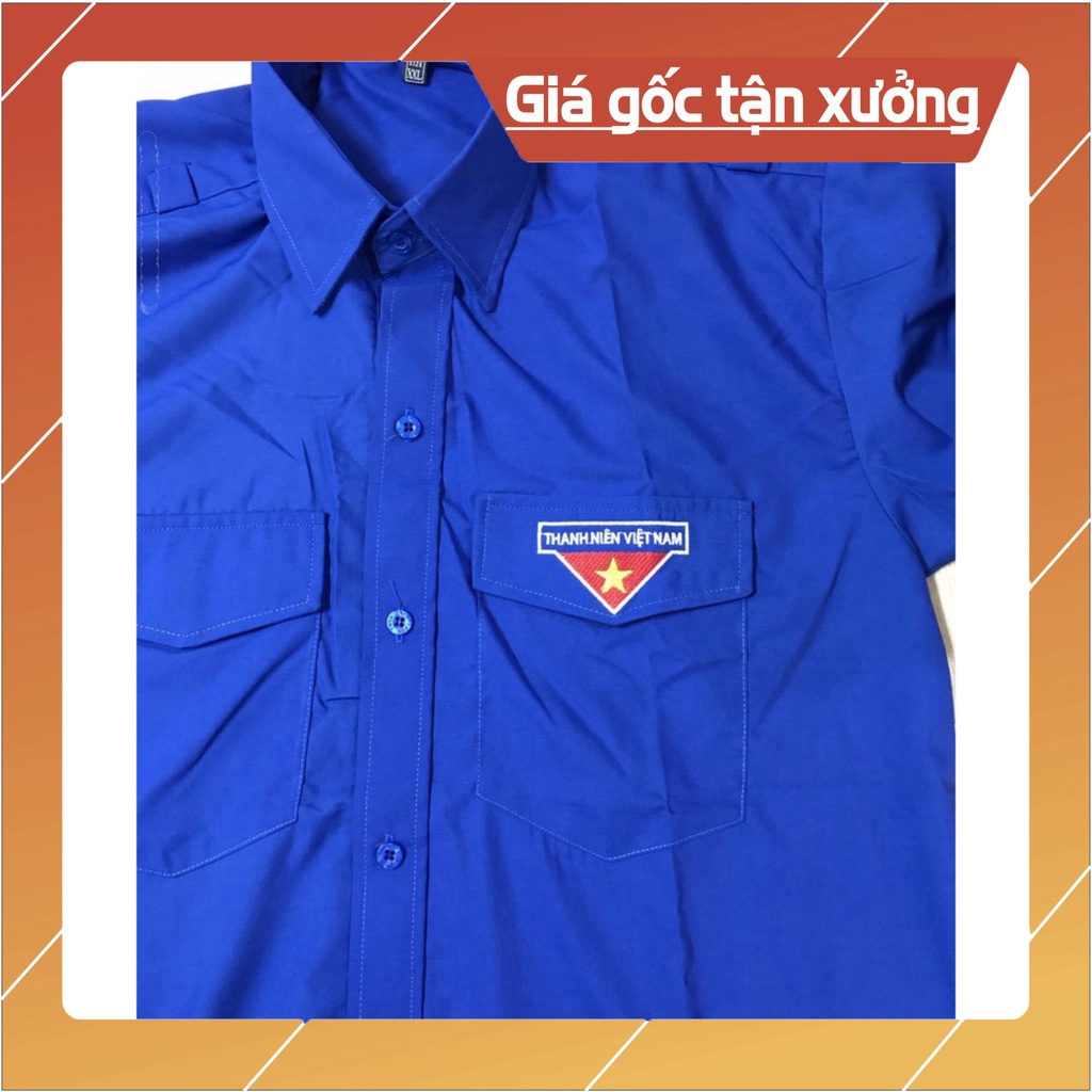 Áo Đoàn - Áo sơ mi đồng phục nam nữ đoàn thanh niên Cộc Tay - Dài Tay