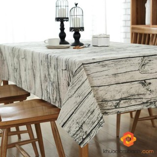 Bộ khăn trải bàn vân gỗ hoangvinh