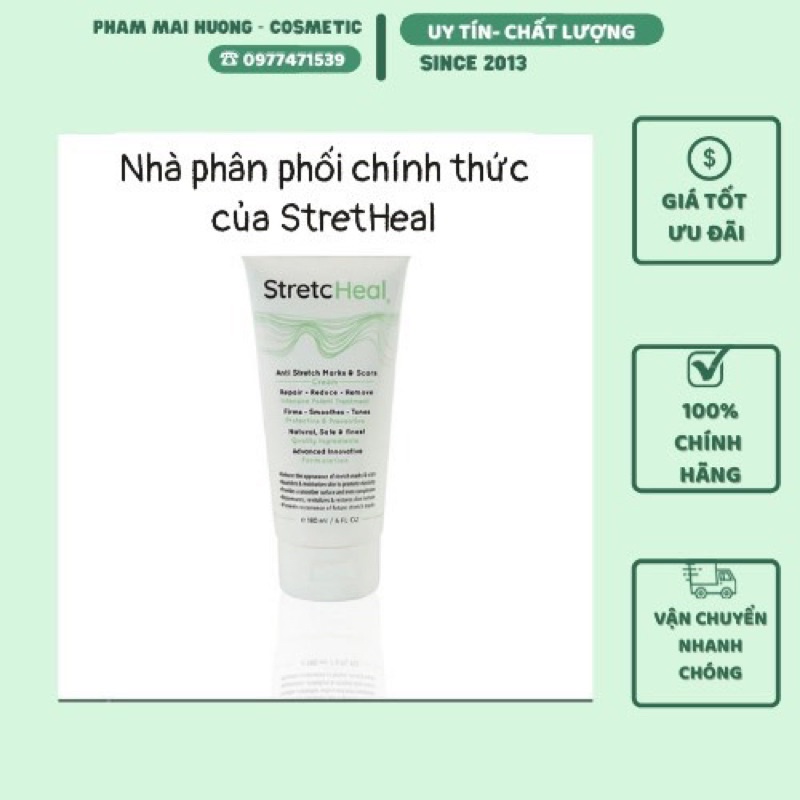 Kem tr.ị rạn da STRETCHEAL 180ml hàng công ty phân phối chính hãng