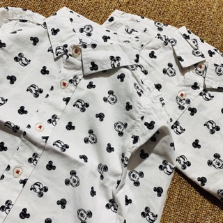 Sơ mi Mickey Disney 3-24m phom to