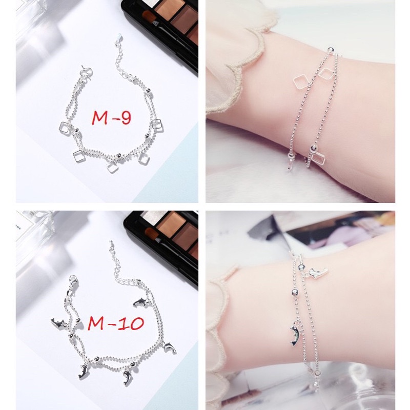 Vòng tay, lắc chân tay mỹ ký mẫu trẻ trung [THIẾT KẾ CẦU KỲ]