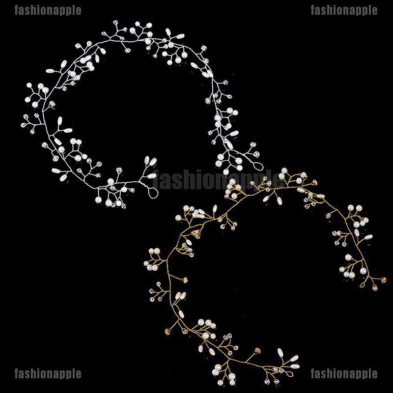 ❀❀ Cài Tóc Đính Ngọc Trai Giả 50cm Cho Cô Dâu