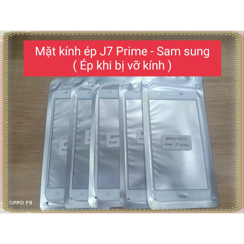 Mặt kính ép liền keo J7 Prime - Sam sung