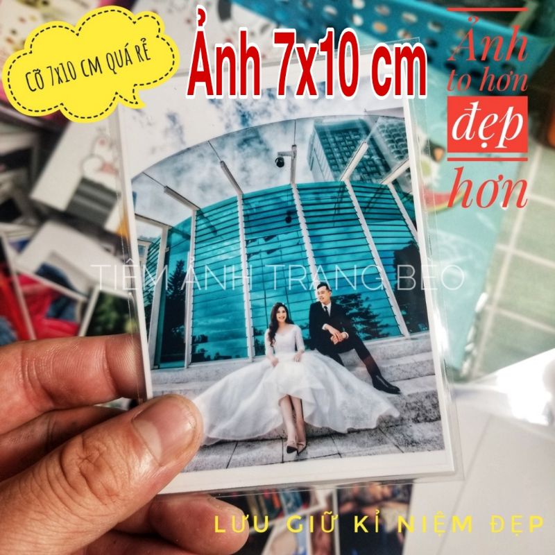 In Ảnh Theo Yêu Cầu 7X10 Cm Tại Tiệm Ảnh Trang Bèo
