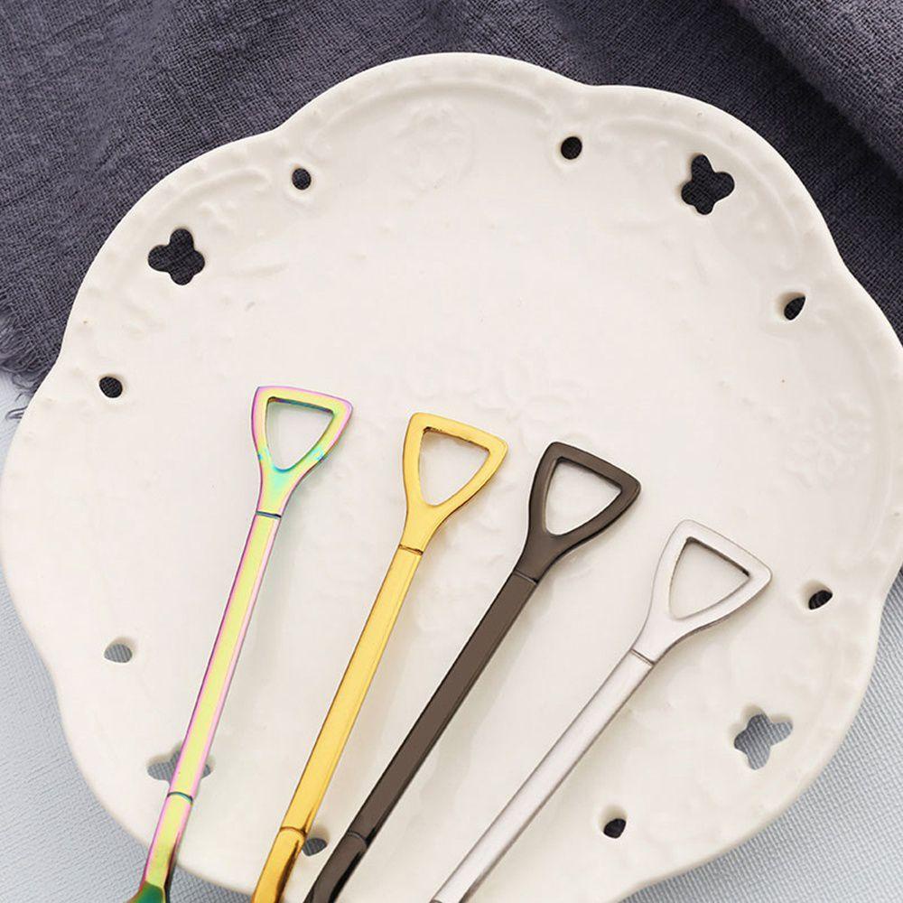 IVORY Nĩa Ăn Kem / Trái Cây Bằng Thép Không Gỉ Thiết Kế Sáng Tạo