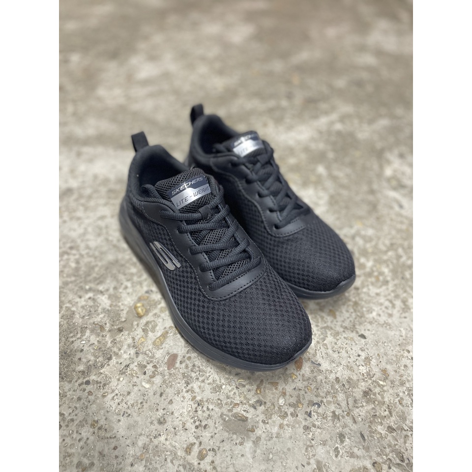 Giày sneaker nam skerchers; nhẹ, êm, bền; cỡ 39-44 (đen và ghi)