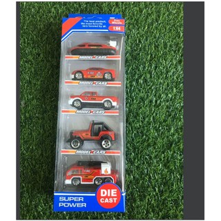 Set 5 xe cứu hoả mini đồ chơi ô tô