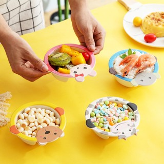 [HÌNH ẢNH+ VIDEO THẬT] Bát Ăn Dặm Sợi Tre An Toàn Cho Bé Xuất Nhật - HBQ Kids - GiaHuy Baby