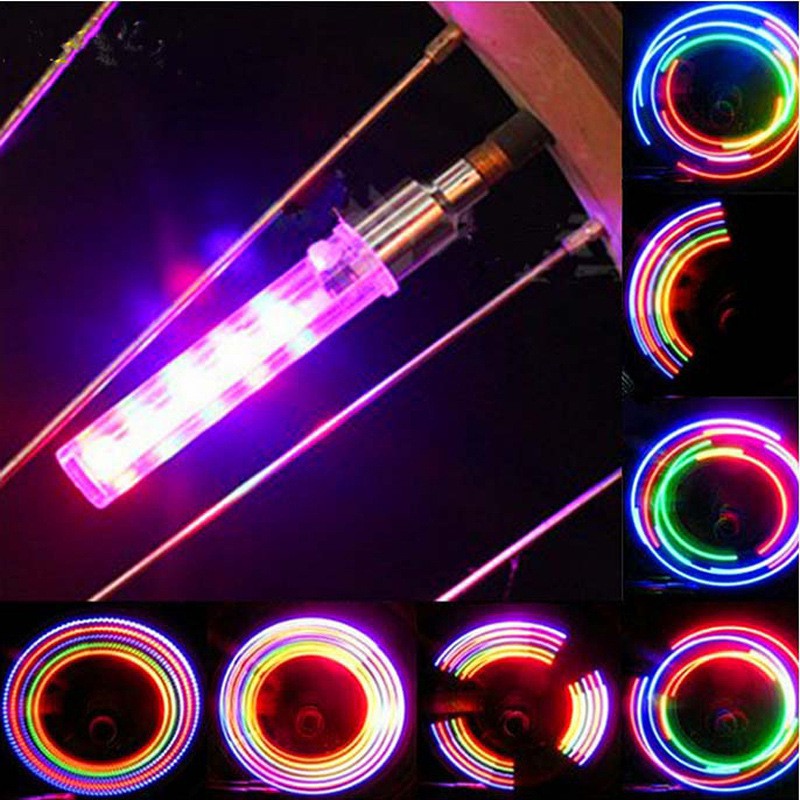 Đèn Van xe 5 bóng Led nháy 7 màu ,phát sáng khi chạy lắp được mọi loại xe