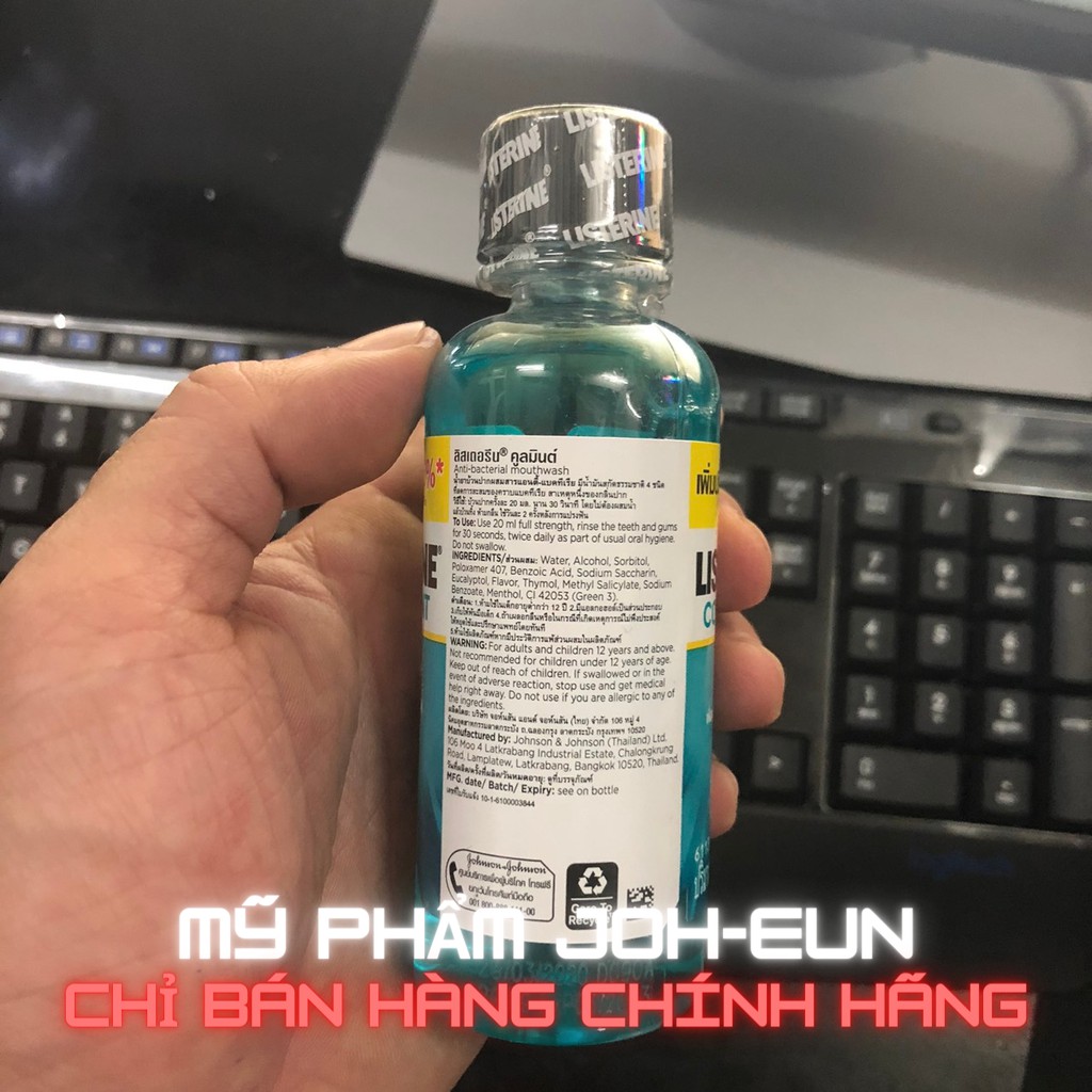 Nước Súc Miệng Bạc Hà Listerine 100ml