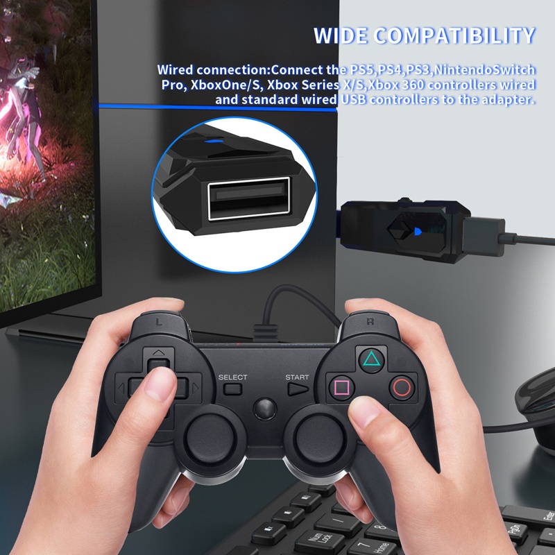 Bộ Chuyển Đổi Nhận Tín Hiệu Bluetooth Không Dây zzz Cho Switch OLED PS5 for PS3