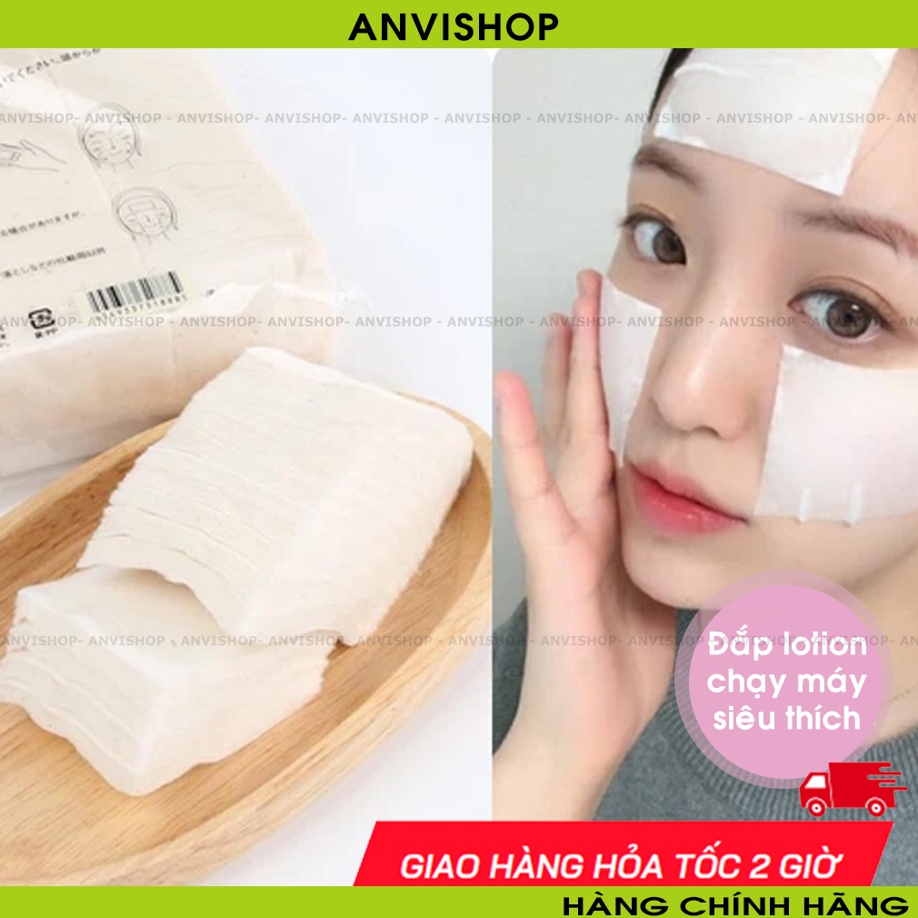 Bông tẩy trang 25 miếng mỏng đắp mặt nạ lotion mask và chạy máy - Bông Tẩy Trang Mini Bỏ Túi Du Lịch