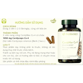 [HÀNG CHÍNH HÃNG] VIÊN UỐNG CORDY MAX CS4