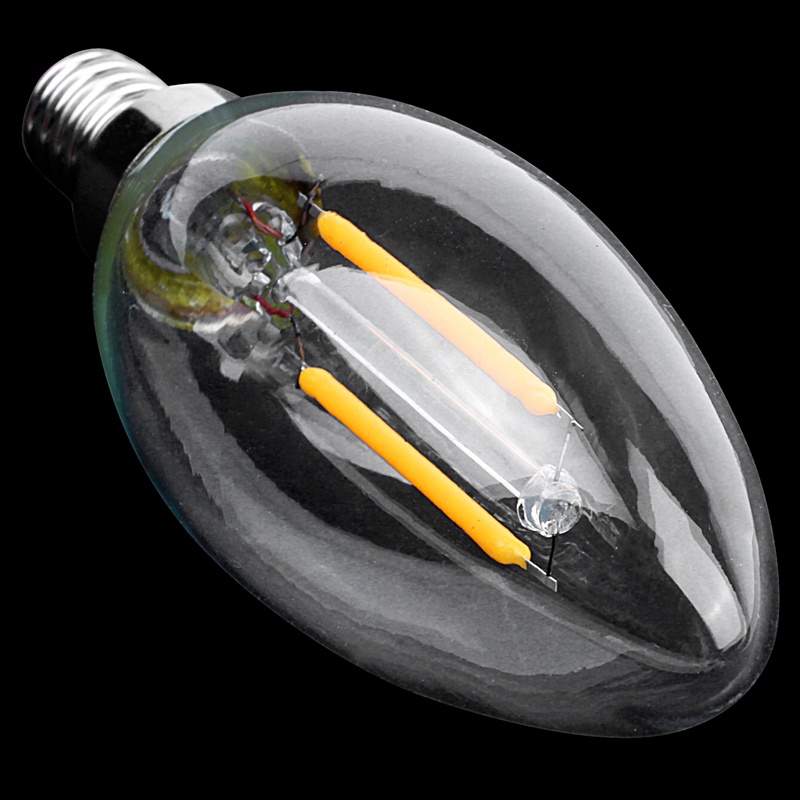 Bóng Đèn LED E12 COB Edison Kiểu Dáng Ngọn Lửa Độc Đáo