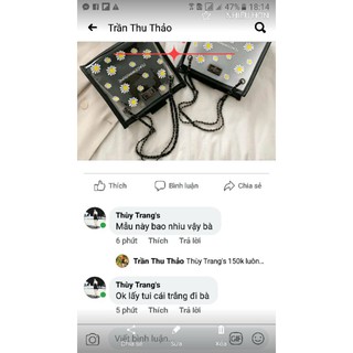 Túi đeo chéo hoa cúc