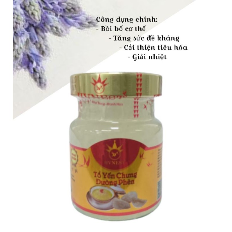 [30% Yến] Tổ yến chưng Đường phèn Hoàng Việt Khánh Hòa - Hủ 70ml