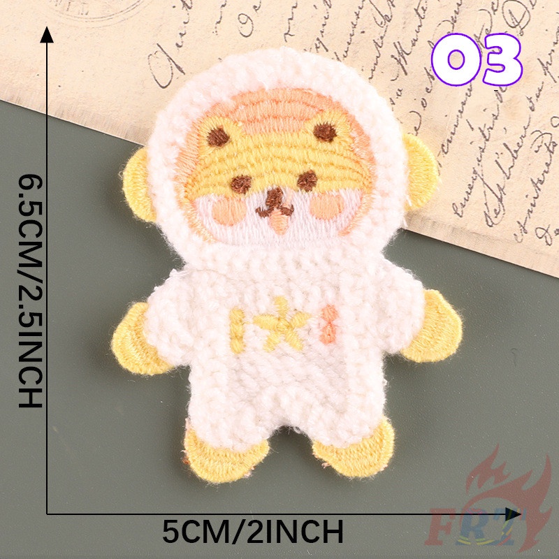 ✿ Miếng Dán Phi Hành Gia Động Vật - Phụ Kiện Tự Làm ✿1 Phụ Kiện Kẹp Tóc Tự Làm Thủ Công Cho Bé