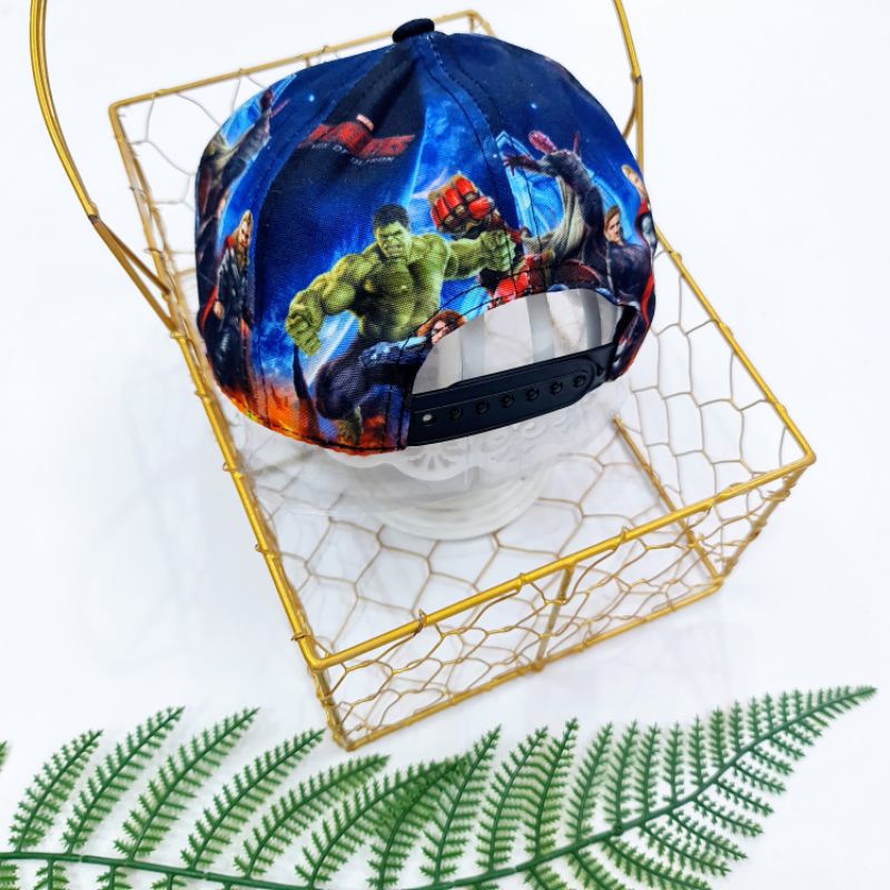 Mũ lưỡi trai bé trai Hiphop H.&.M xuất xịn - Nón Snapback trẻ em cho bé trai - 5 siêu nhân