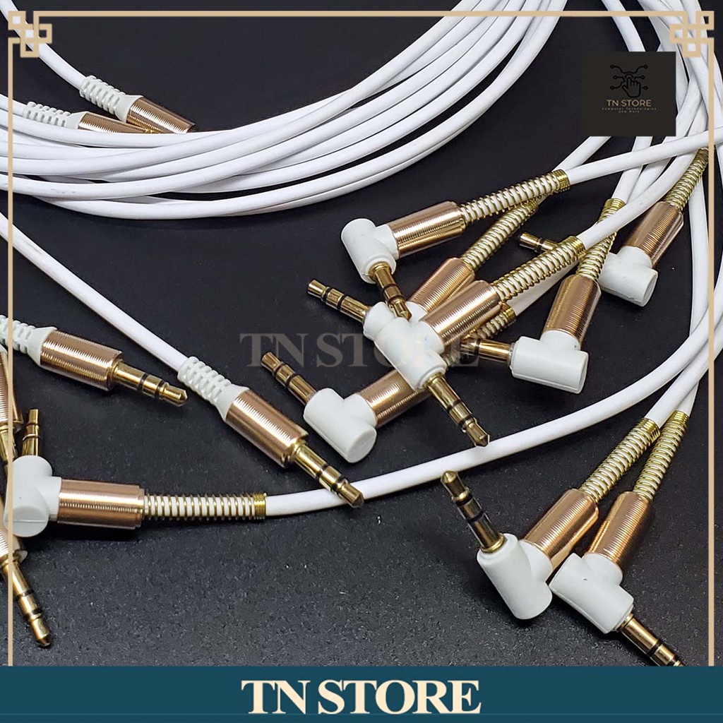 Dây loa 2 đầu 3.5 mm , siêu bền dùng cho các thiết bị âm thanh,  PC, laptop