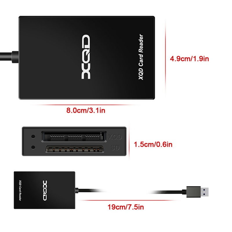 Đầu Đọc Thẻ Nhớ USB 3.0 SD XQD Cho Sony
