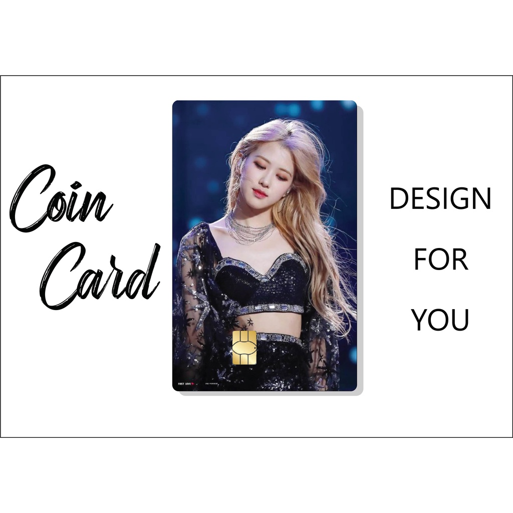 BLACKPINK'S SKINCARD (️ Miếng dán Thẻ ATM, debit, thẻ từ, thẻ chung cư, bảo vệ thẻ) | Dán thẻ ATM COINCARD