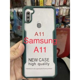 Ốp Samsung A11 viền dẻo màu chống sóc lưng trong cứng