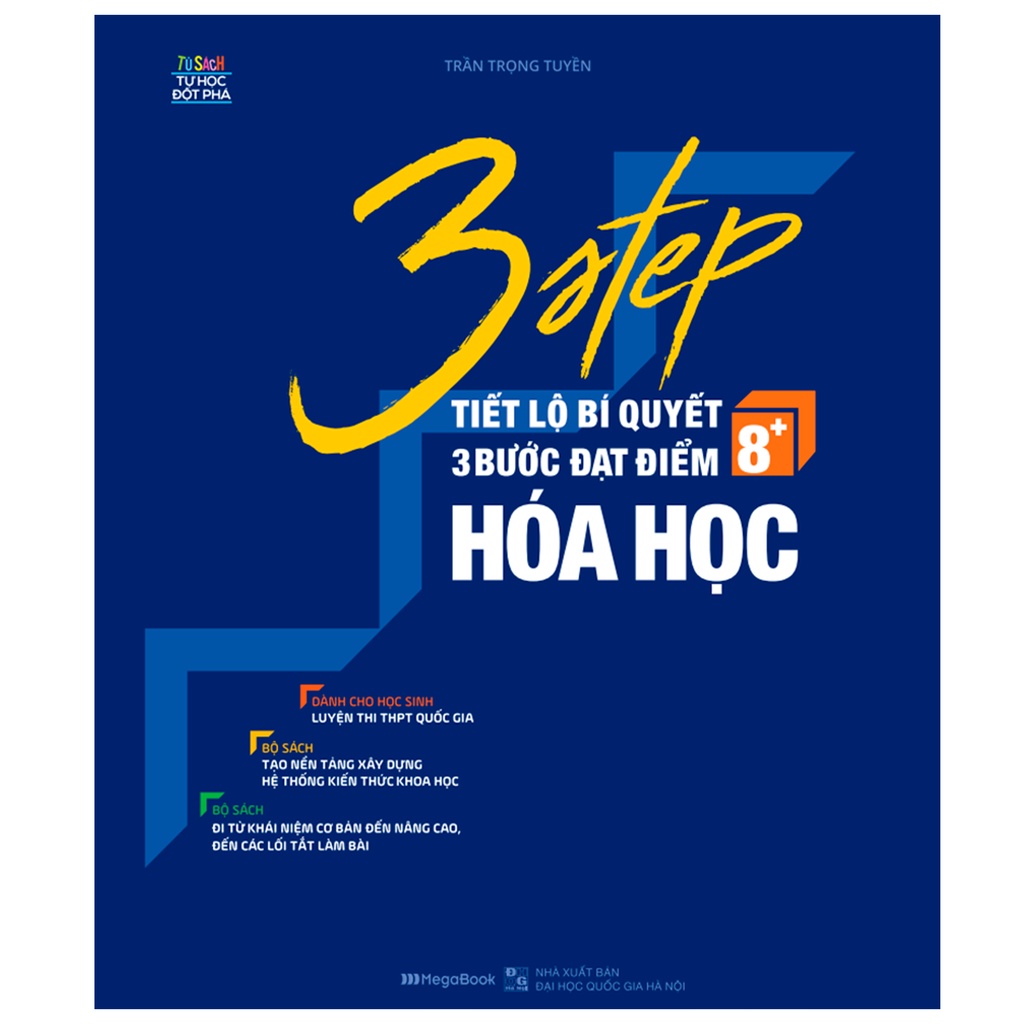 [Mã LIFEMALL995 giảm 10% đơn 99K] Sách 3 STEP – Tiết lộ bí quyết 3 bước đạt điểm 8+ Hóa học