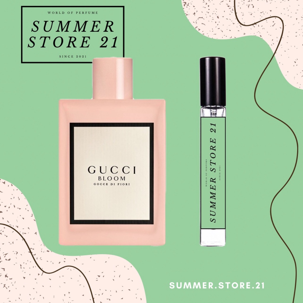 Nước Hoa 𝙂𝙪𝙘𝙘𝙞 𝘽𝙡𝙤𝙤𝙢 Gocce Di Fiori Eau De Toilette - 5𝘮𝘭/10𝘮𝘭