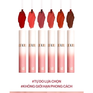 [Phiên Bản Nâng Cấp PONY x Gilaa] Son Kem Lì, Mịn Mượt Lâu Trôi Hàn Quốc Gilaa Long Wear Lip Cream - Rich Rosie Collecti