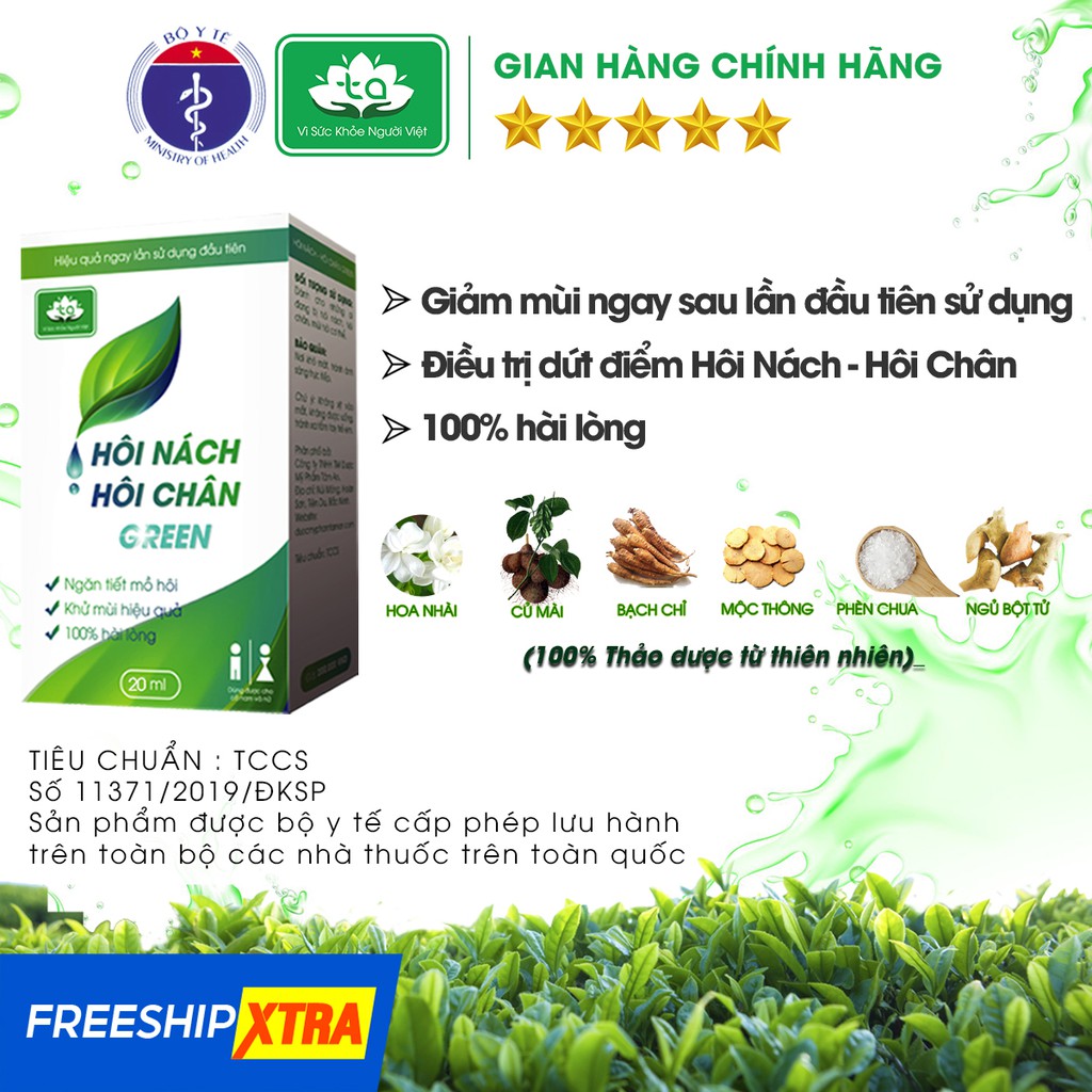 [SP CHÍNH HÃNG]Xịt Khử Mùi Hôi Nách Hôi Chân Tâm An - Hiệu Quả Ngay Lần Đầu tiền Sử Dụng