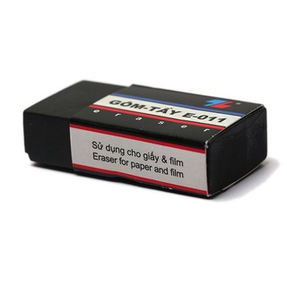 Gôm Tẩy Thiên Long E011 màu Đen