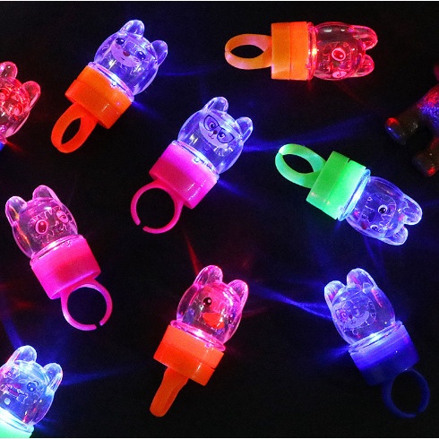 Nhẫn Hình Hoạt Hình Có Đèn LED Phát Sáng Cho Bé