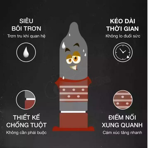 [KÉO DÀI][CHÍNH HÃNG] COMBO 2 HỘP Bao Cao Su POWER MEN,LONG SHOCK - Cao Cấp Chính Hãng Hàn Quốc - Hộp 12c, Gân Gai