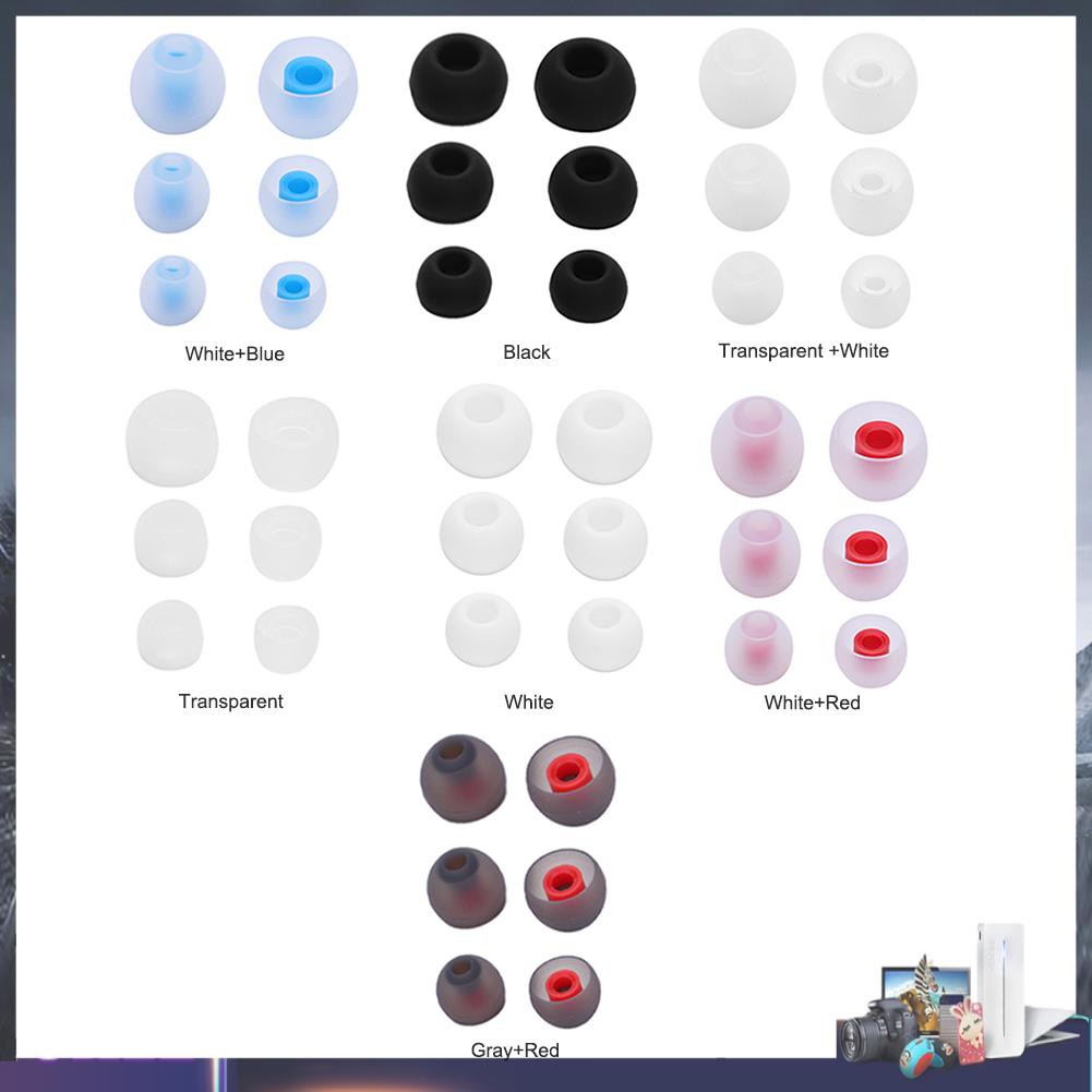 Set 6 Nút Silicone Thay Thế Cho Tai Nghe Kz Lz A4 Dz9