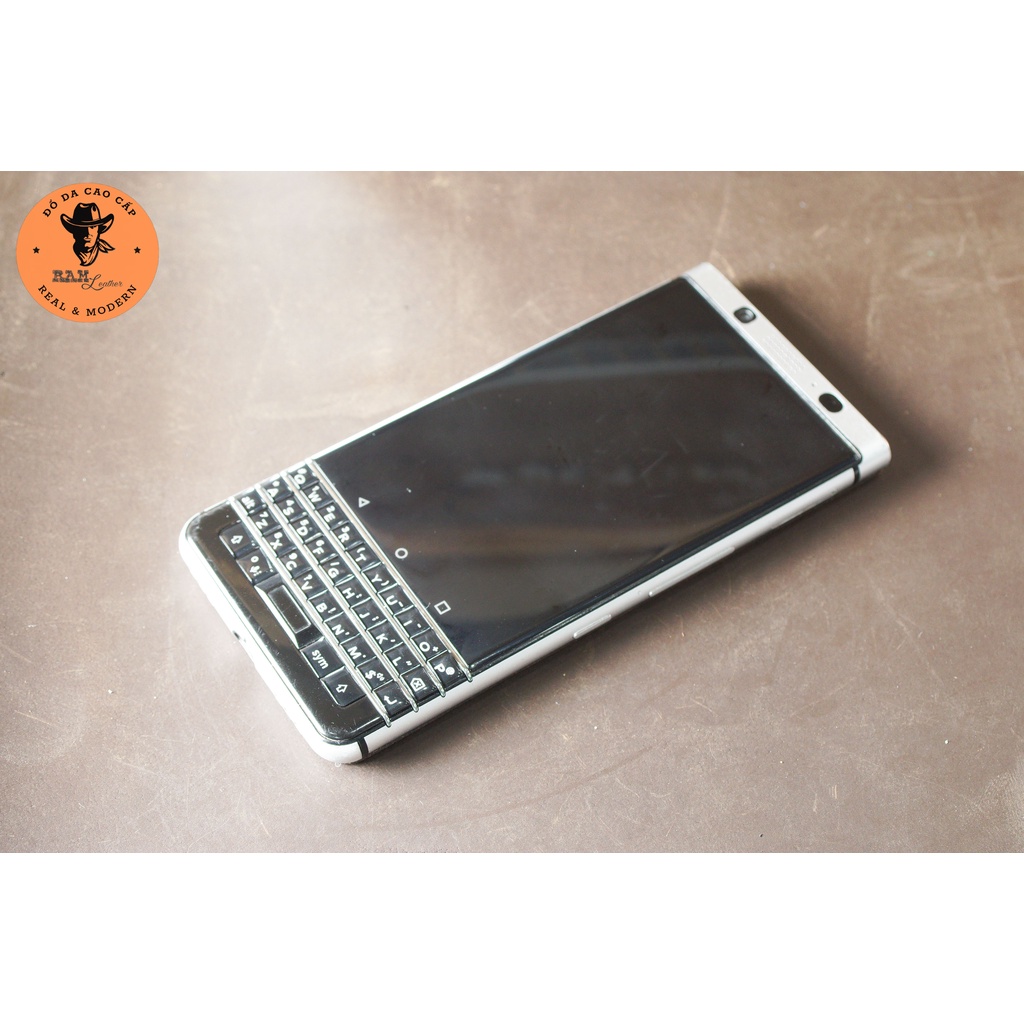 Miếng dán lưng điện thoại da bò cho Blackberry Key1 - RAM Leather