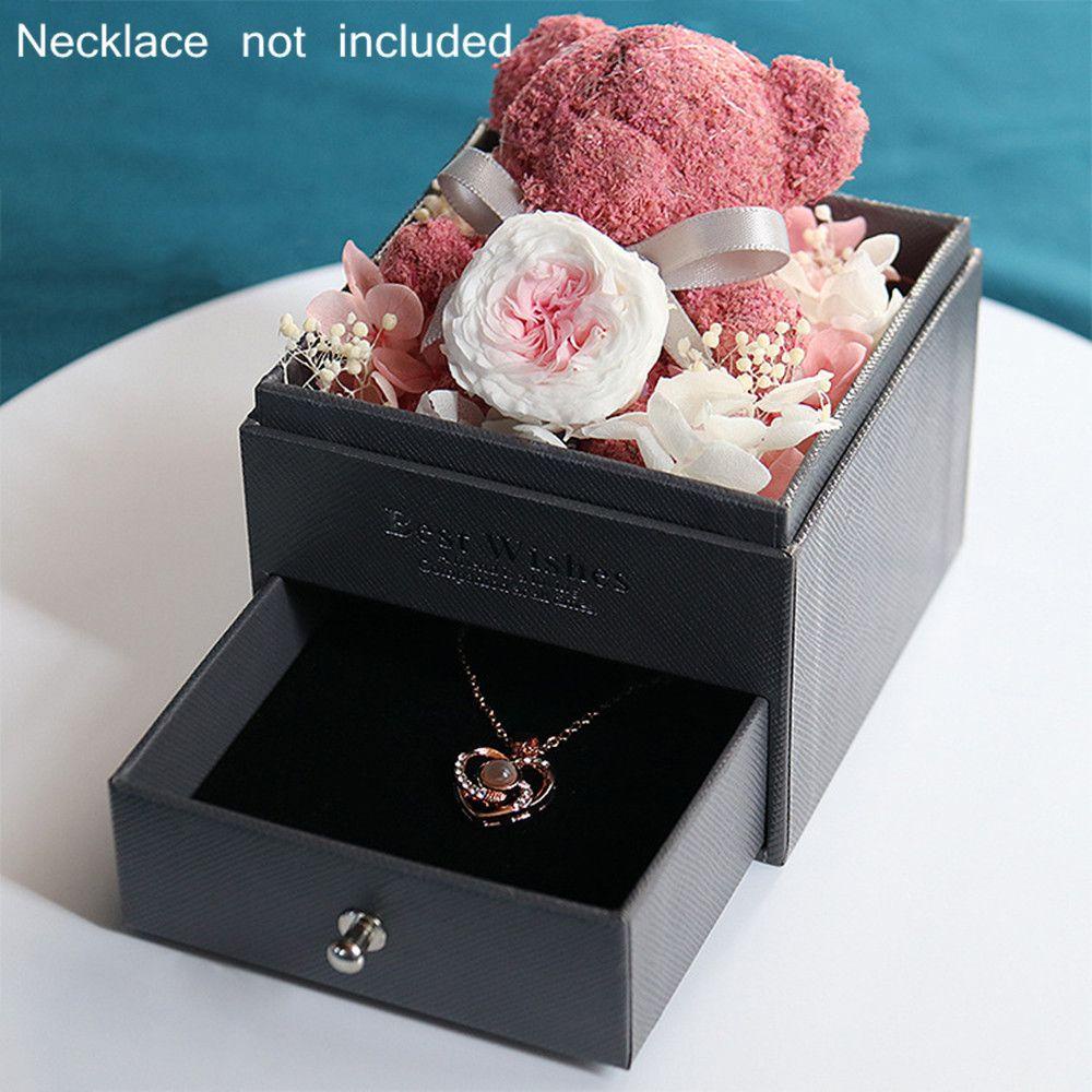 KUNHEV Gấu Bông Mẫu Đơn Dễ Thương Dùng Làm Quà Tặng Sinh Nhật / Valentine