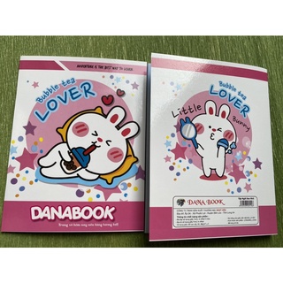 Lốc 10 Cuốn Tập Danabook 4 ô ly , 5 ô ly , 96 trang,Định lượng 80g/m2 loại giấy dày và đẹp
